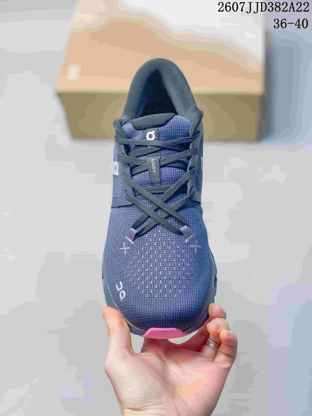 On Cloud X 4 Sneakers Navy Pink 2607JJD382A22