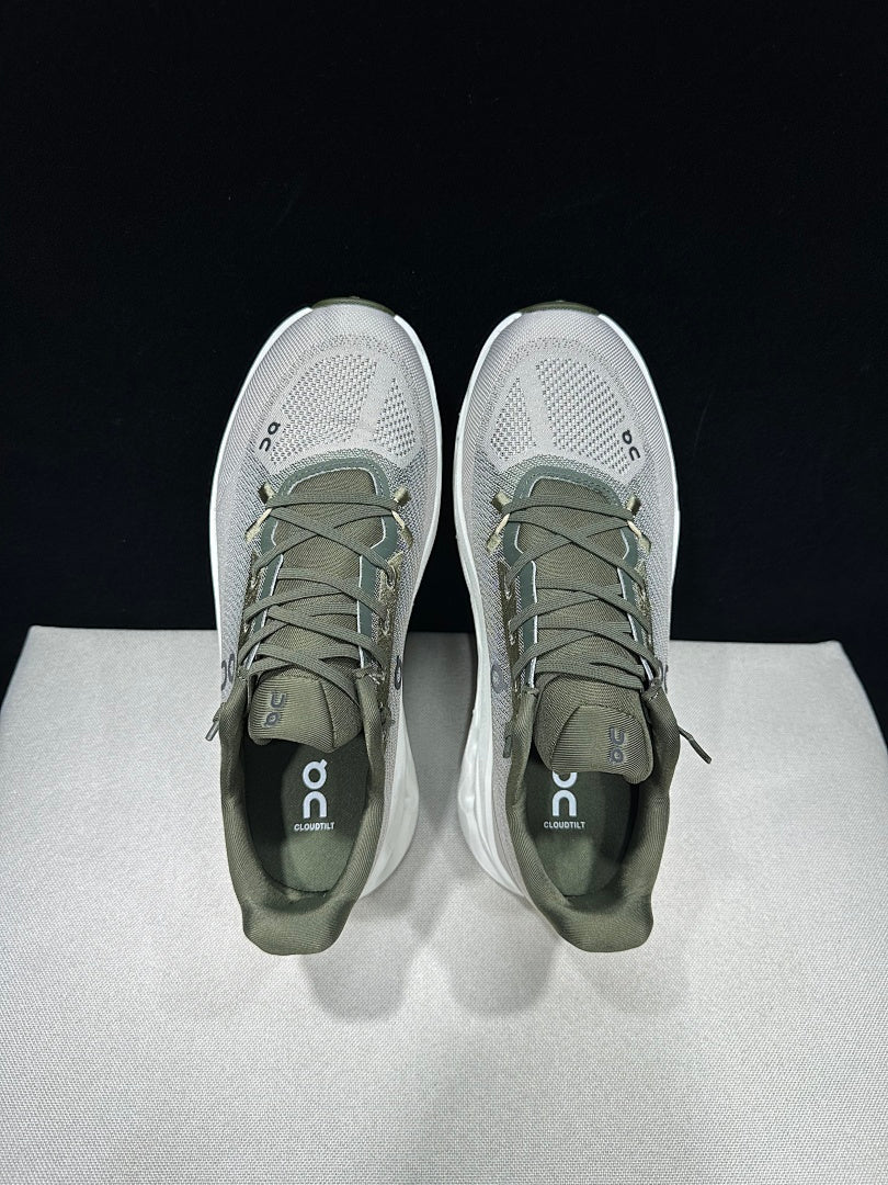 On Cloudtilt Sneakers in Olive and Desert