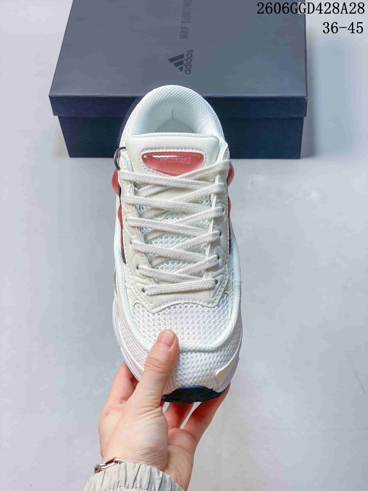 adidas by Raf Simons Cylon-21 White Low-Top Sneakers