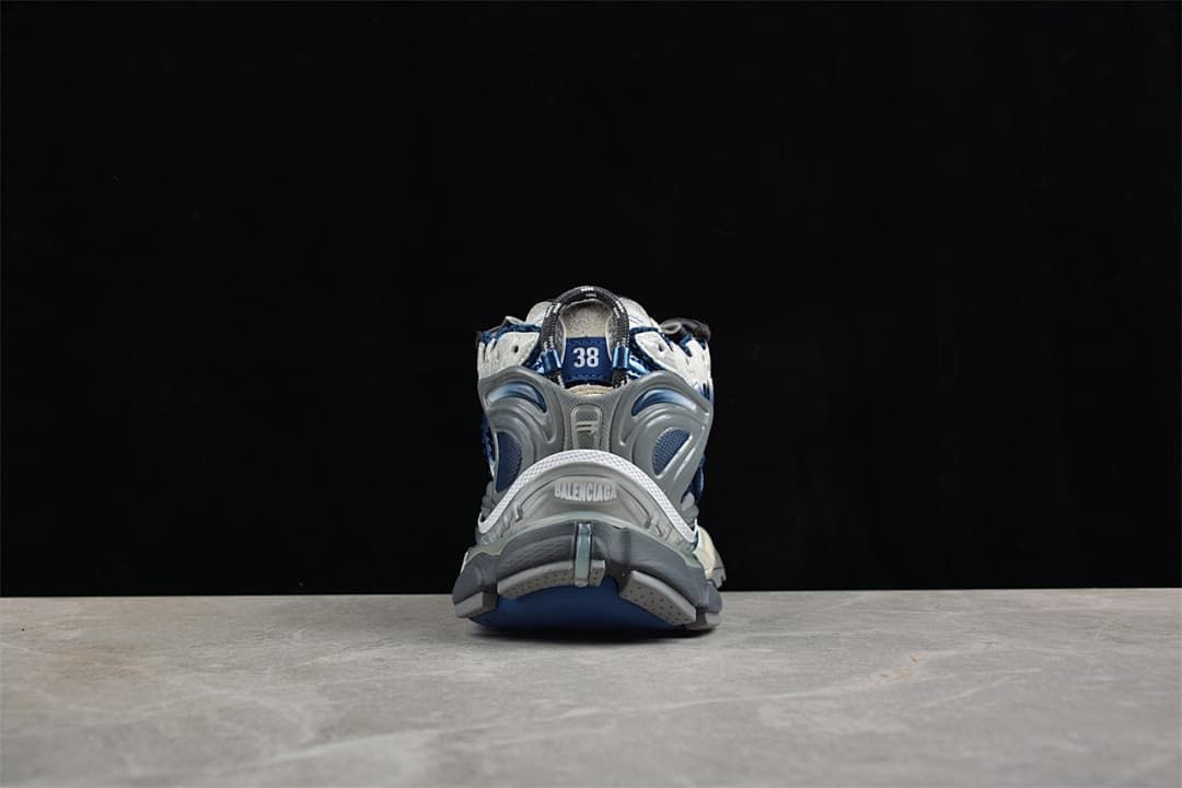 Balenciaga Runner Sneaker in Beige, Navy and Grey