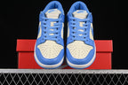 Nike Dunk Low Retro Blue and Cream Sneakers DV0833-113