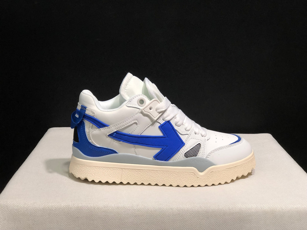 Off-White Out Of Office Sneakers White and Royal Blue