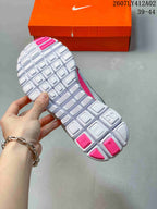 Nike Free 3.0 Running Shoes in Gray and Hot Pink