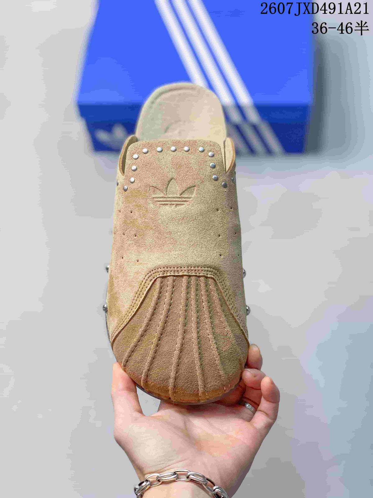 adidas Adimule Superstar Closed-Toe Slides Tan 712410OEW