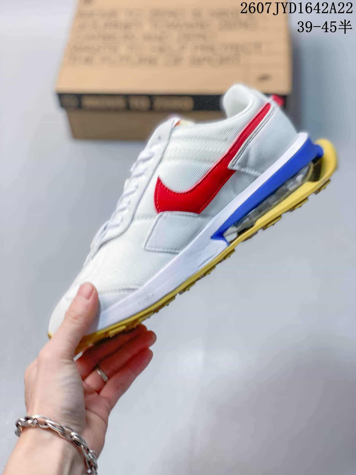 Nike Air Max Pre-Day Low-Top Sneakers White Red Blue Yellow