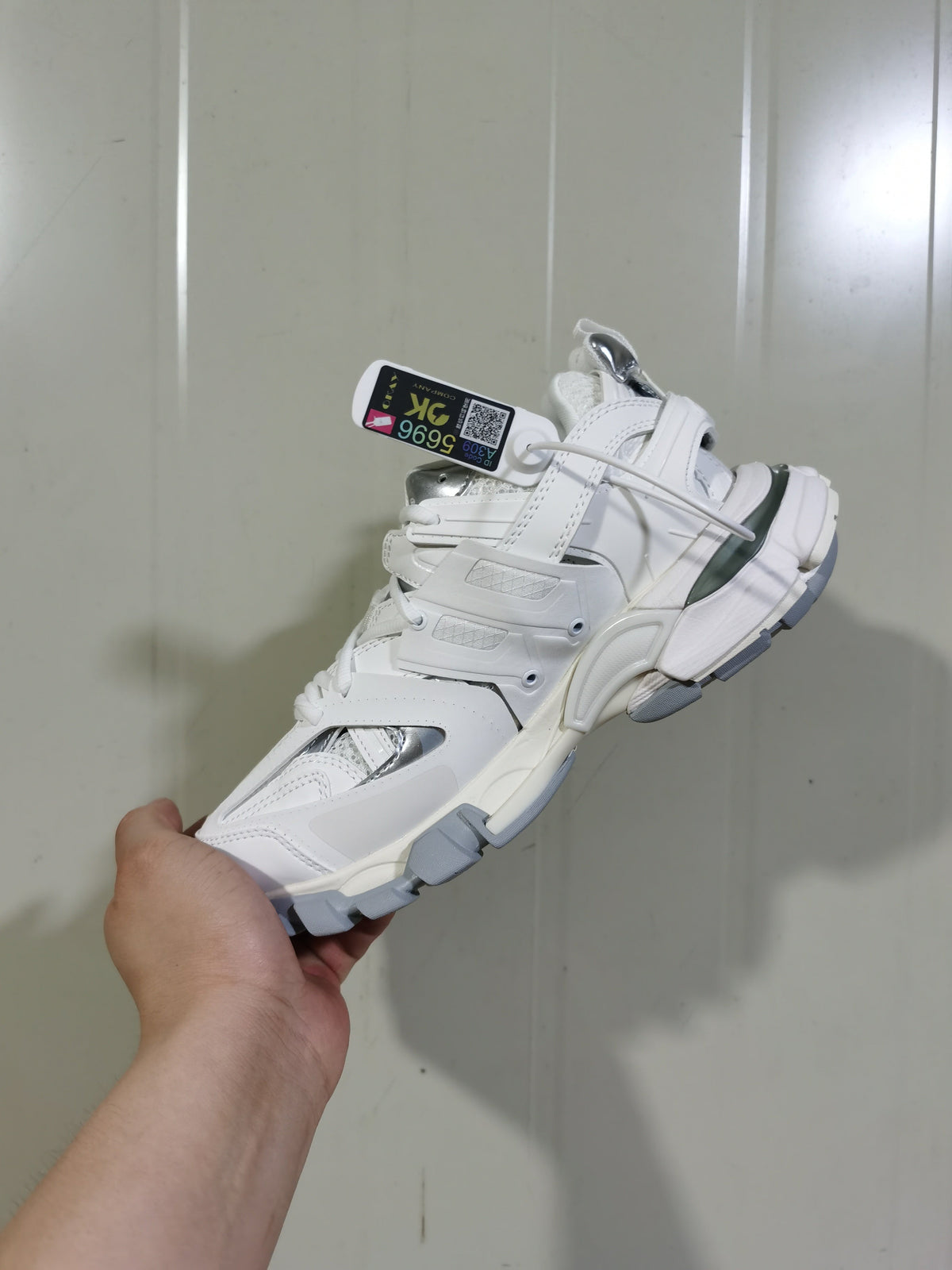 Balenciaga Track Sneaker White Silver 542436 W2FSQ 9081