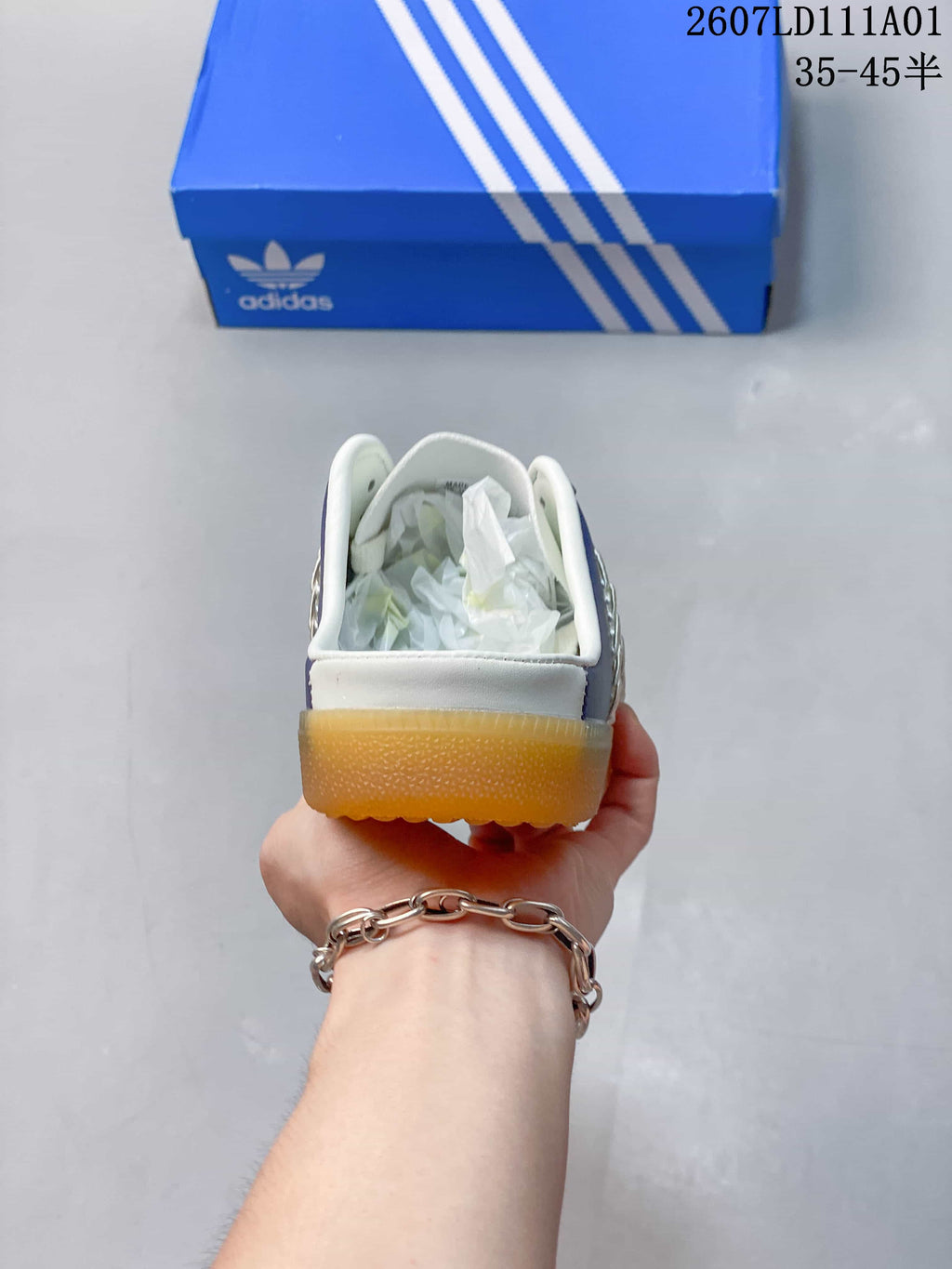 Adidas Originals Samba OG Mule Blue Low-Top Sneakers KH7719