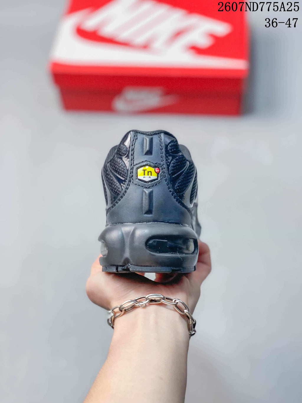 Nike Air Max Plus TN Black Low-Top Sneakers