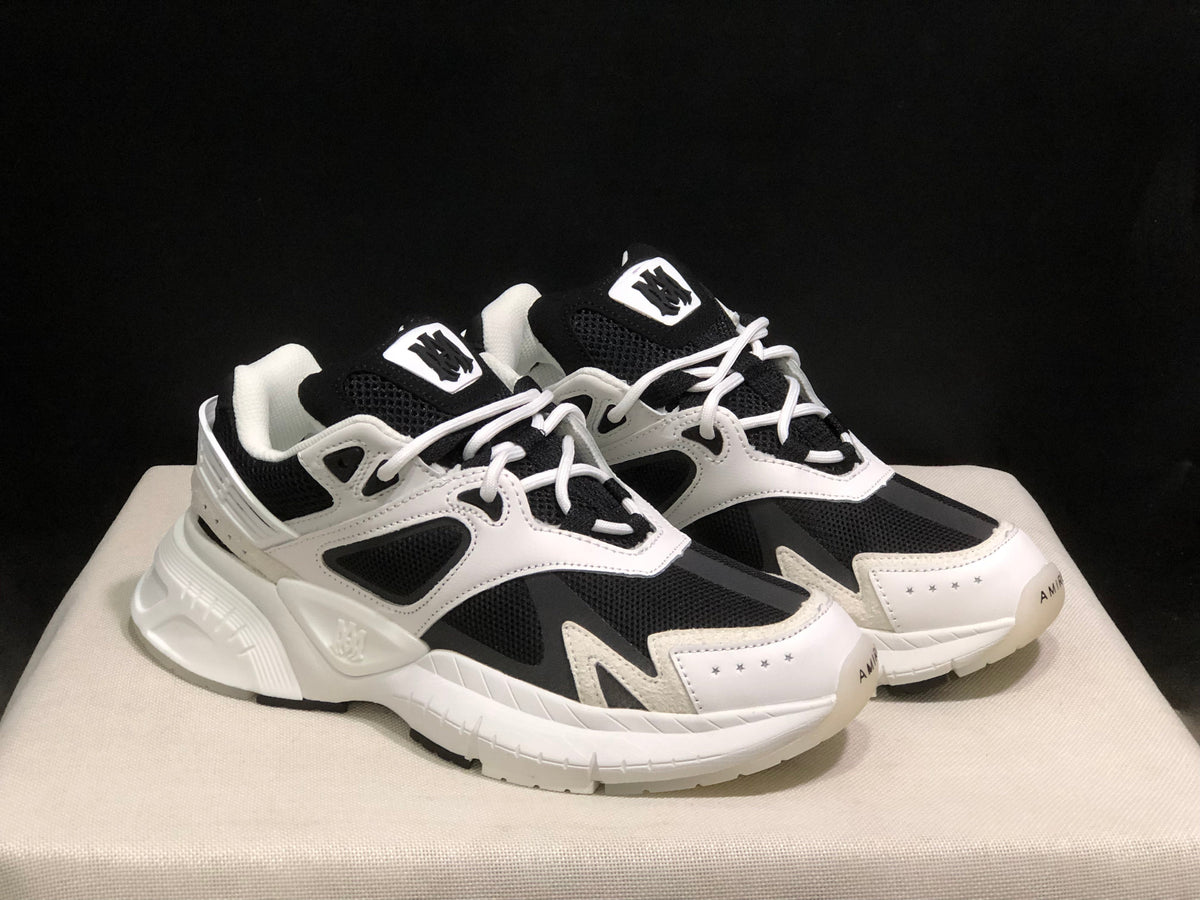 AMIRI MA Runner Sneakers White Black