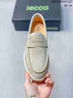 ECCO 722070QEE Light Beige Slip-On Loafers