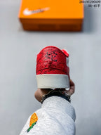 Nike Blazer Low ’77 Jumbo White Red Sneakers 2601NY296A09