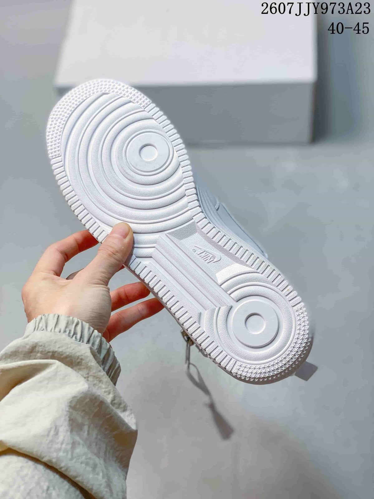 Nike Lunar Force 1 x Acronym White Low-Top Sneakers