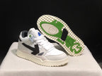 Off-White White Sneakers with Black Arrow Detail