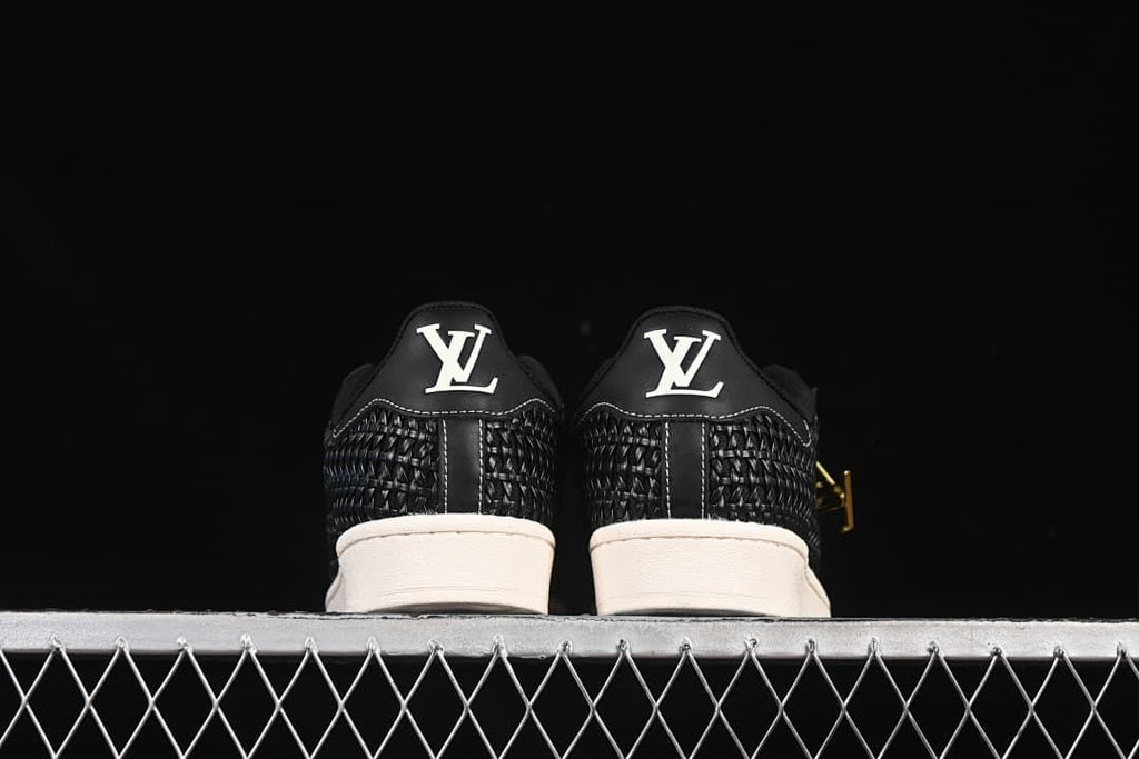 adidas Superstar IE8878 Black Woven Low-Top Sneakers