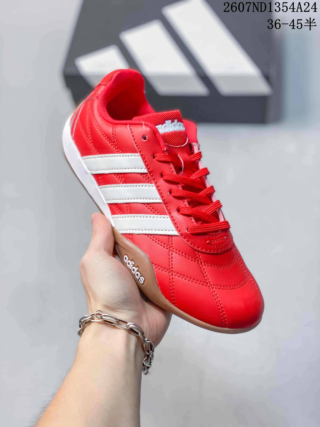 adidas Adipista Red Low-Top Sneakers 79252TER