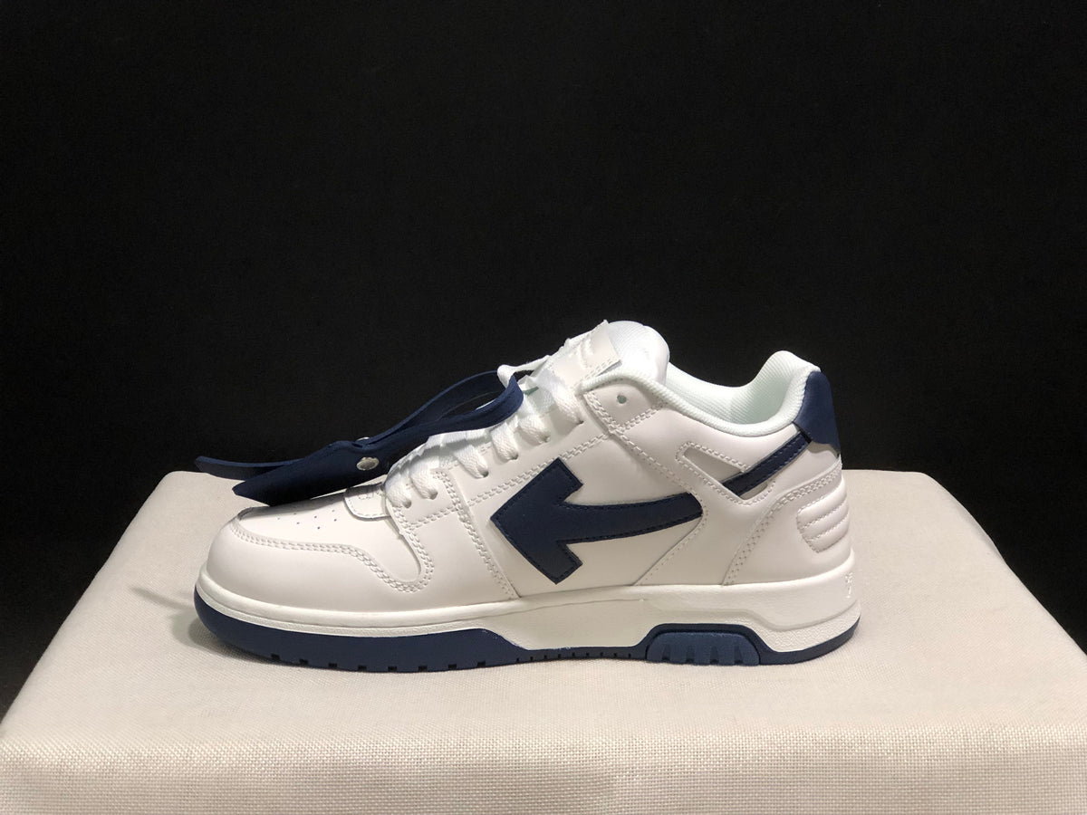 Off-White Out Of Office Low-Top Sneakers White and Navy