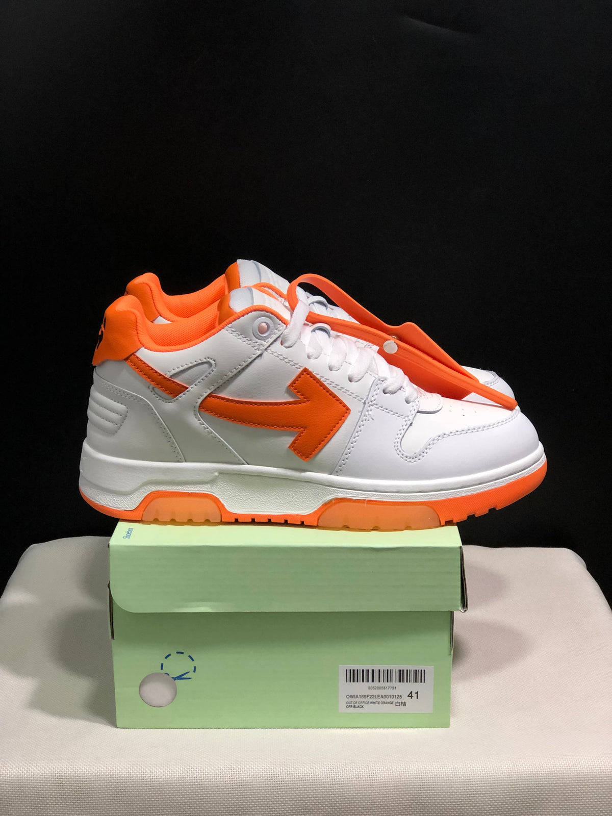 Off-White Out Of Office Low-Top Sneakers White Orange