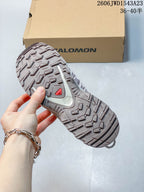 Salomon XA Pro 3D Low-Top Trail Running Shoes, Gray Pink