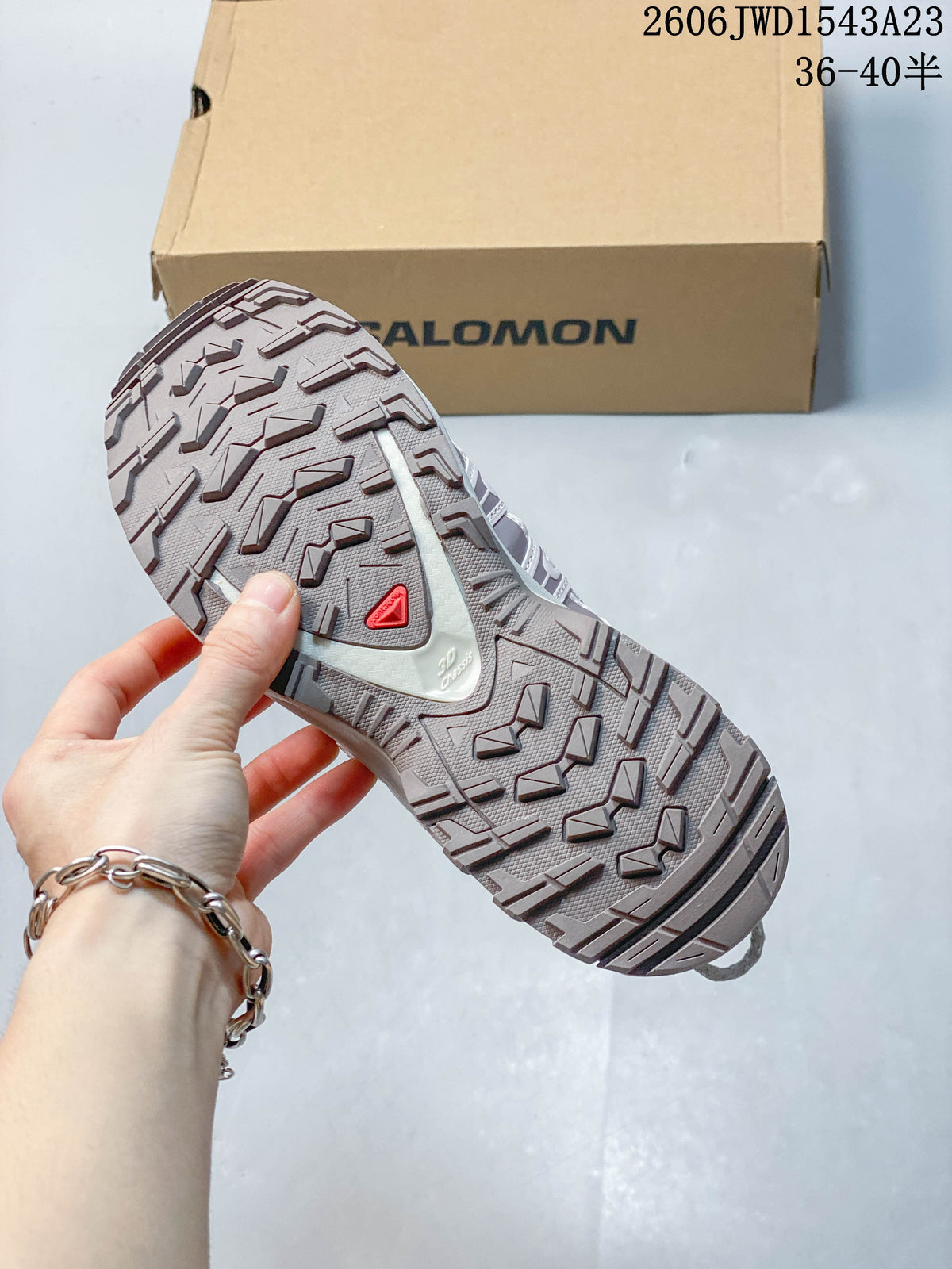 Salomon XA Pro 3D Low-Top Trail Running Shoes, Gray Pink