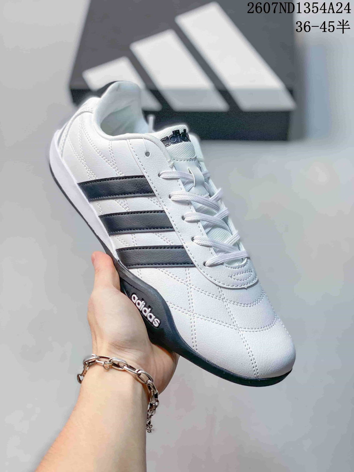 adidas Adipista White Black Low-Top Casual Sneakers