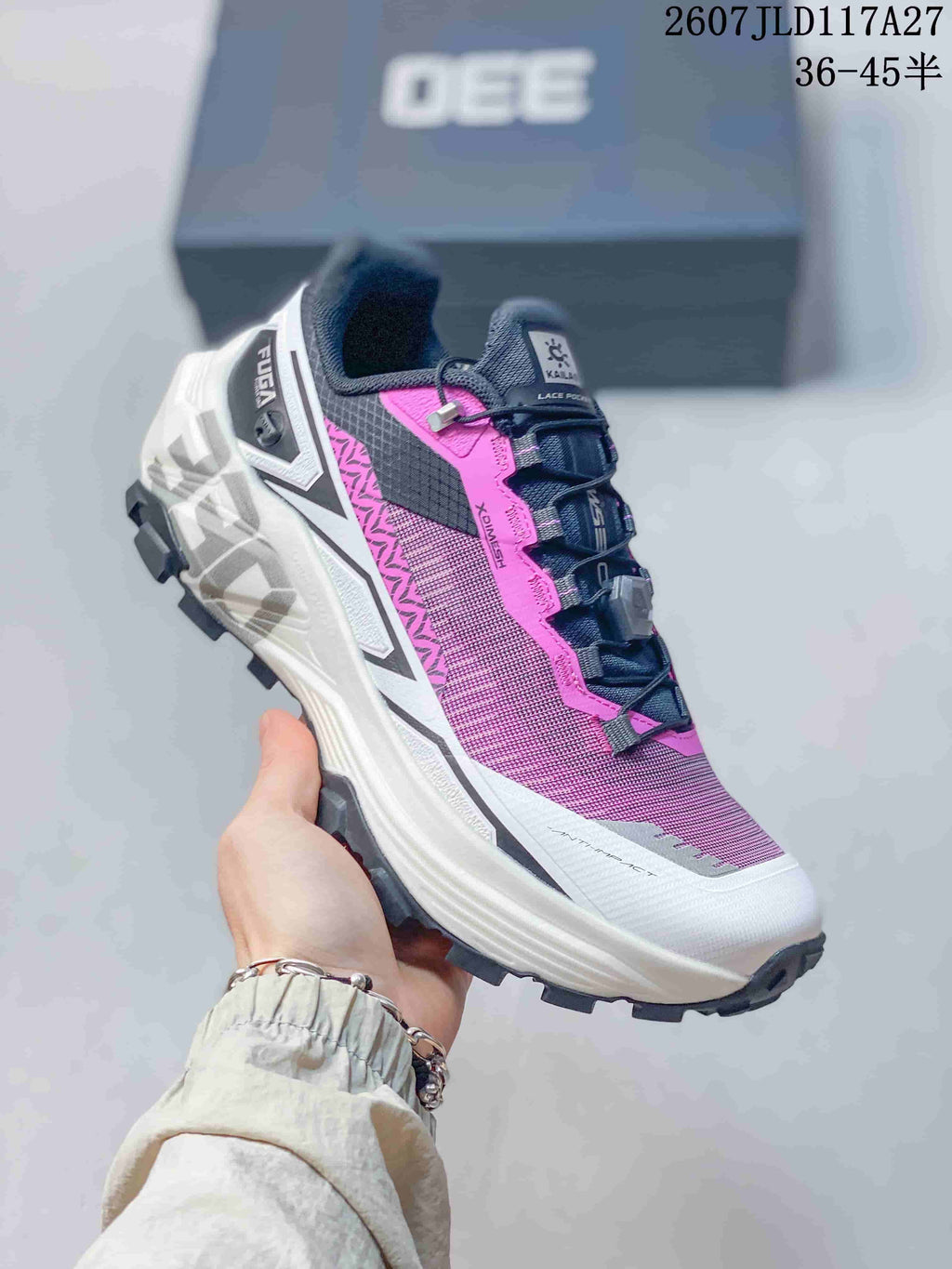 Kailas FUGA EX330 Trail Running Shoes Purple Black White