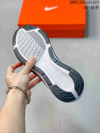 Nike Air Zoom Pegasus 42 Running Shoes, Dark Navy and White
