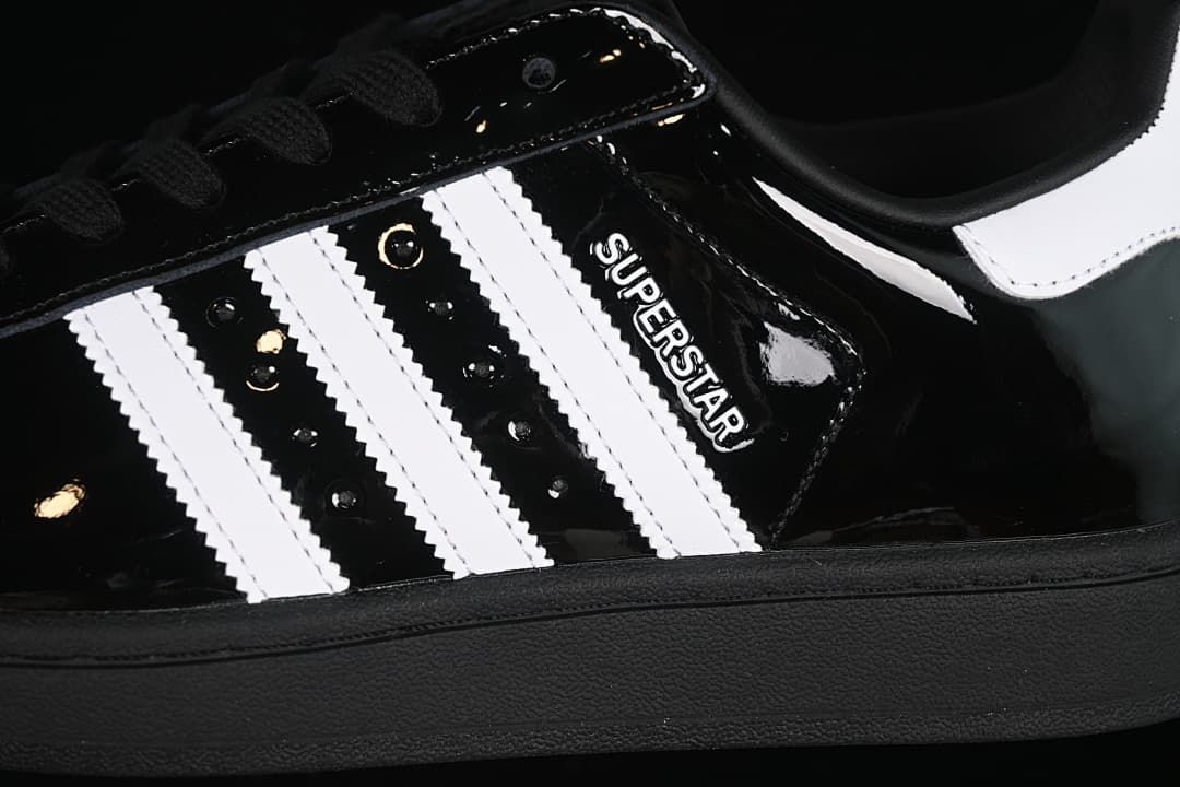Adidas Superstar II JH7756 Black and White Sneakers