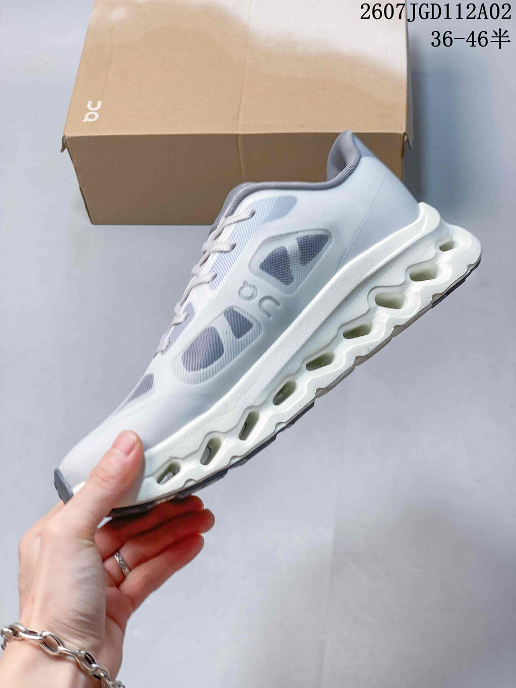 On Cloudtilt Remix Sneakers White Grey 2607JGD112A02