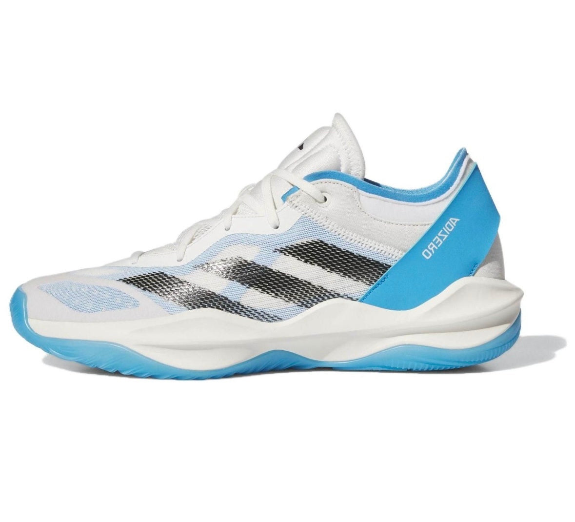 Adidas Adizero White and Blue Court Shoes