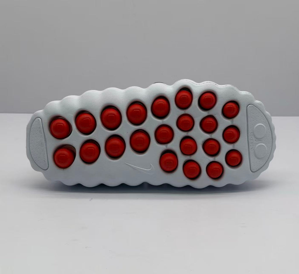 Nike White Slides with Perforated Upper