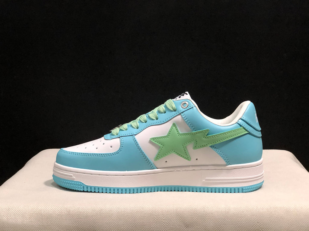 BAPE Sta Low Sneakers Blue Green