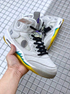 Air Jordan 5 x Off-White Sneakers Grey CT8480-105