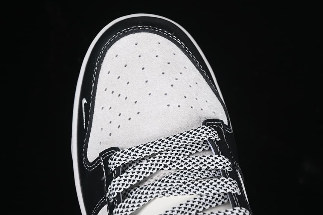 Nike Dunk Low Black White Graphic Sneaker DM6868-028