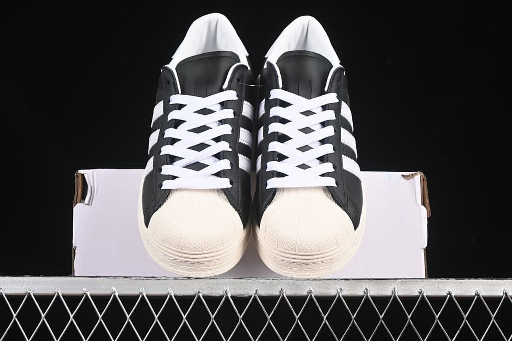 Adidas Superstar JI0319 Black and White Sneakers