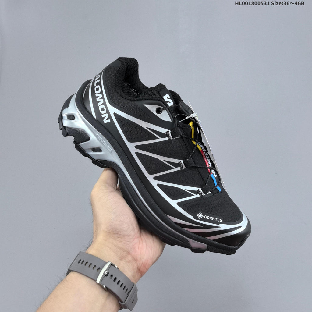 Salomon XT-6 Low-Top Trail Sneakers – White