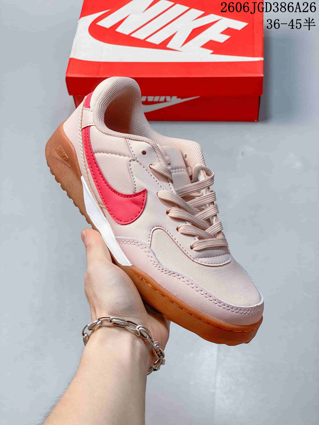 Nike Terra Manta Suede Sneakers Pink Red Gum