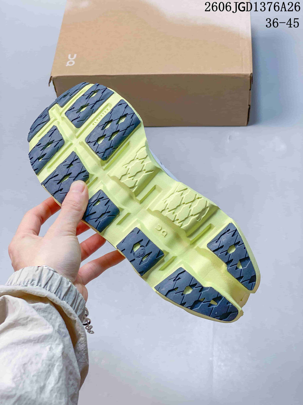 On Cloudmonster 3 Running Shoes White Lime GD1376A26
