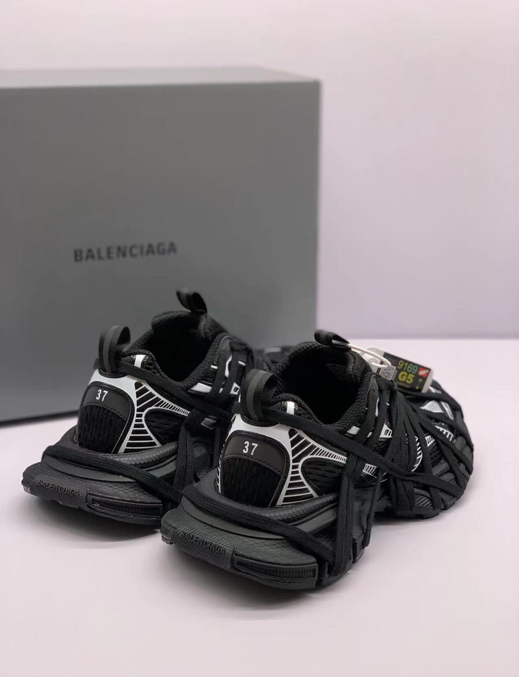 Balenciaga 3XL Sneakers Black White