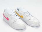 Nike Air Jordan 1 Low White Multicolor CW7035-100 Sneakers