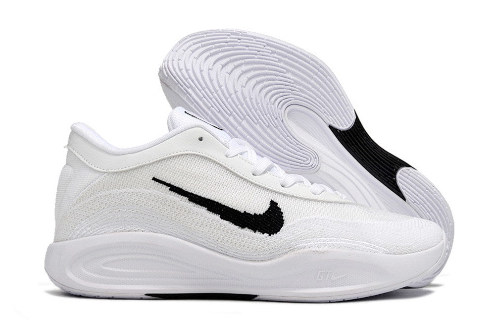 Nike GT Hustle Basketball Shoes in Black and White