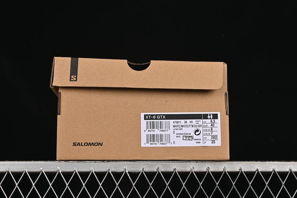 Salomon XT-6 GTX White Trail Sneakers 475811-26