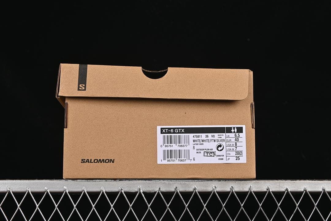 Salomon XT-6 GTX White Trail Sneakers 475811-26
