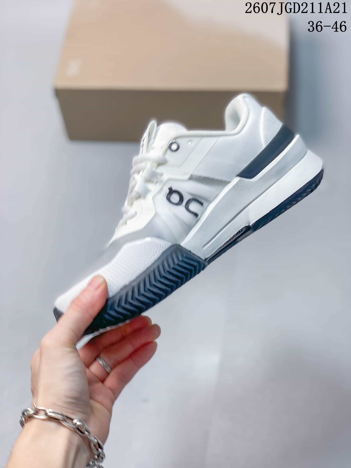 On THE ROGER Pro 2 Tennis Sneakers White Gray 2607TGD211A21