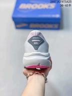 Brooks Ghost 17 Running Sneakers White Yellow Pink JGY975A25