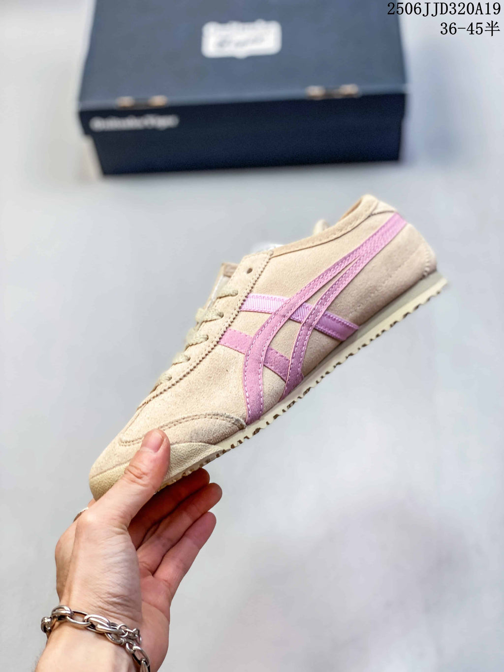 Onitsuka Tiger Low-Top Sneakers Beige Pink 2506JJD320A19