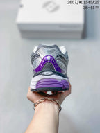 Saucony Pro Grid Omni 9 White Purple Running Sneakers