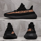 Yeezy Boost 350 V2 Black and Tan Sneakers