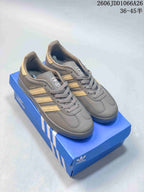 Adidas Originals Gazelle Indoor Sneakers Gray Gold JQ8386