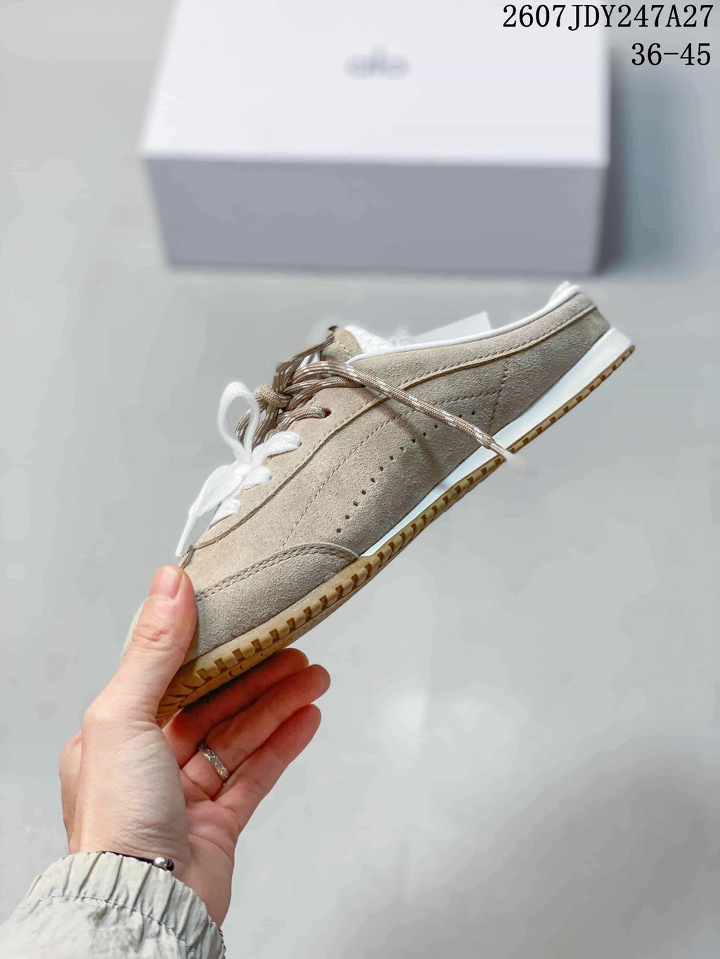 Alo Yoga Sunset Beige Backless Sneakers 712075EEU