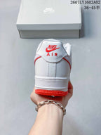 Nike Air Force 1 ’07 Low White Red Sneakers